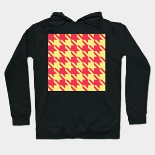 Orchard Houndstooth - Red and Yellow Hoodie